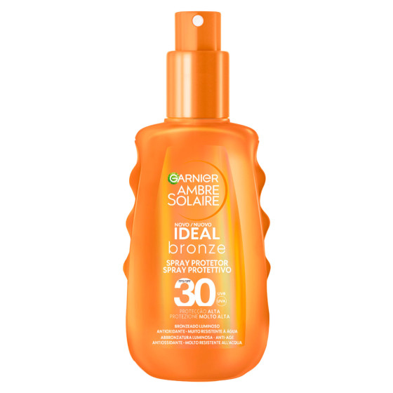 Garnier Ambre Solaire Spray Protettivo Ideal Bronze SPF 30 Garnier Ambre Solaire Spray Protettivo Ideal Bronze SPF 30