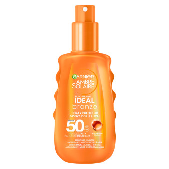 Garnier Ambre Solaire Ideal Bronze Spray Protettivo Anti Età SPF 50...