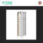 Immagine 6 - V-Tac Kit Fotovoltaico Inverter Trifase Ibrido 50kW IP65 + 12 Accumulatori BMS LiFePO4 614,1V 100Ah 61,44kW CEI-016 - SKU 22022