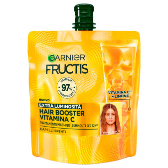 Garnier Fructis Hair Booster Trattamento Extra Luminosità 72H per Capelli...