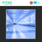 Immagine 7 - V-Tac Pro VT-8-20 Tubo LED Prismatico Plafoniera 20W Chip Samsung Lampadina 60cm - SKU 20347 / 20348 / 20349