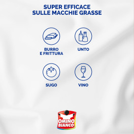 Smacchia e Sgrassa Pre-Trattante Spray Omino Bianco 500ml