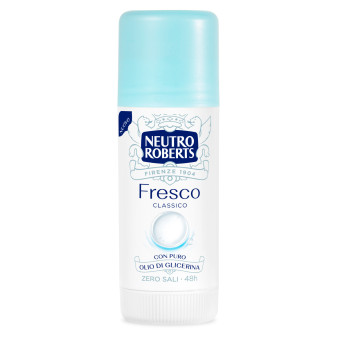 Neutro Roberts Deodorante Stick Fresco Classico Donna Zero Sali Alluminio -...