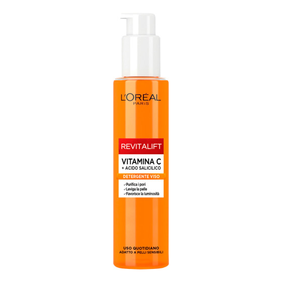 L'Oréal Paris Revitalift Detergente Viso Vitamina C Acido Salicilico L'Oréal Paris Revitalift Detergente Viso Vitamina C Acido Salicilico