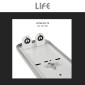 Immagine 7 - Life Plafoniera Lineare Lite Porta Tubi LED IP65 per 2 Tubi T8 G13 da 120cm Colore Grigio - mod. 39.PFL1212