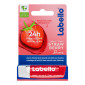 Labello Strawberry Shine Balsamo Labbra Idratante 24h alla Fragola con Burro di Karité e Vitamine - Stick da 5,5ml