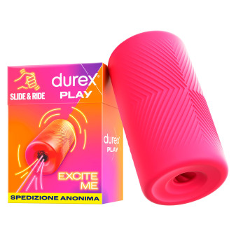 Durex Play Excite Me Slide e Ride Masturbatore con Nervature Uomo...