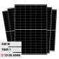 Immagine 1 - V-Tac Pannelli Solari Fotovoltaici 430W TIER 1 Monocristallini TOPCon IP68 Telaio Nero - SKU 11898 / 11933 / 1189814 / 1189812