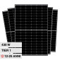 Immagine 1 - V-Tac Pannelli Solari Fotovoltaici 430W TIER 1 Monocristallini TOPCon IP68 Telaio Nero - SKU 11898 / 1189814 / 1189812