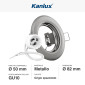 Immagine 2 - Kanlux ARGUS II CT-2114-C/M Portafaretto Rotondo da Incasso con Portalampada per Lampadine GU10 - mod. 37153