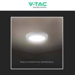 VT-60018 Mini Pannello LED Rotondo 18W SMD da Parete V-Tac