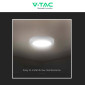 Immagine 11 - V-Tac VT-60024 Pannello LED Rotondo 24W SMD da Parete con Driver - SKU 7879 / 7880 / 7881