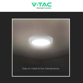 VT-60024 Mini Pannello LED Rotondo 24W SMD da Parete V-Tac