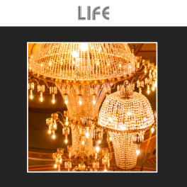 Lampadina LED E14 6,5W Candela Filament Vetro Milky Life