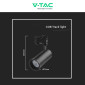 Immagine 5 - V-Tac VT-47030 Faretto LED da Binario Trifase 30W Track Light COB Luce 3in1 Colore Nero - SKU 8078
