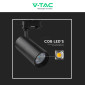 Immagine 6 - V-Tac VT-47030 Faretto LED da Binario Trifase 30W Track Light COB Luce 3in1 Colore Nero - SKU 8078