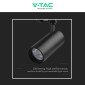 Immagine 9 - V-Tac VT-47030 Faretto LED da Binario Trifase 30W Track Light COB Luce 3in1 Colore Nero - SKU 8078
