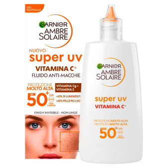 Garnier Ambre Solaire Fluido Anti Macchie Super UV SPF 50+