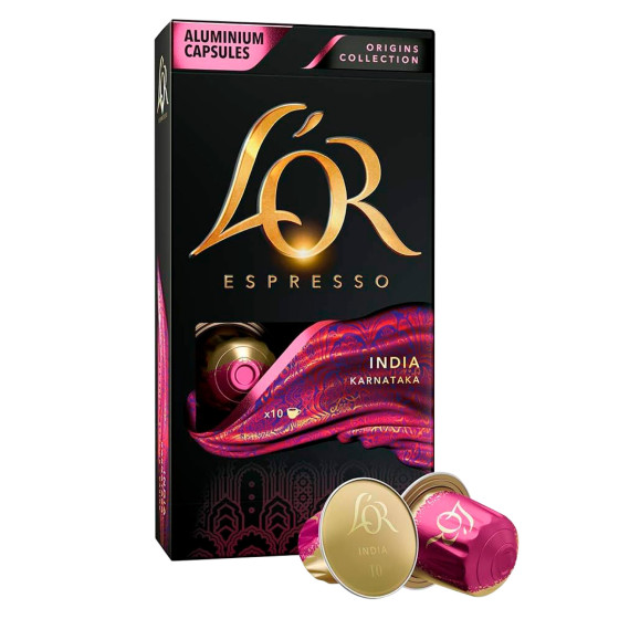 Caffè Espresso India Karnataka Capsule Alluminio Int 10 L'Or Caffè Espresso India Karnataka Capsule Alluminio Int 10 L'Or