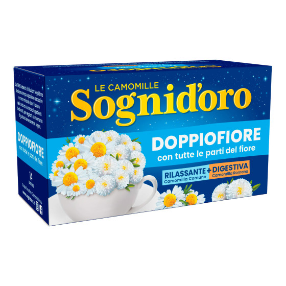 Sognid'oro Camomilla DoppioFiore Rilassante e Digestiva Sognid'oro Camomilla DoppioFiore Rilassante e Digestiva