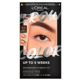 L'Oréal Paris Brow Color Tinta Semi Permanente per Sopracciglia Effetto...