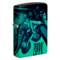 Immagine 1 - Zippo Premium Accendino a Benzina Ricaricabile ed Antivento con Fantasia Mermaid Design - mod. 48605