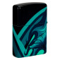 Immagine 2 - Zippo Premium Accendino a Benzina Ricaricabile ed Antivento con Fantasia Mermaid Design - mod. 48605