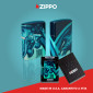 Immagine 7 - Zippo Premium Accendino a Benzina Ricaricabile ed Antivento con Fantasia Mermaid Design - mod. 48605