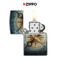 Immagine 6 - Zippo Premium Accendino a Benzina Ricaricabile e Antivento con Fantasia Compass Ghost - mod. 48562