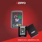 Immagine 6 - Zippo Accendino a Benzina Ricaricabile ed Antivento con Fantasia All Luck Design - mod. 48682