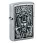 Immagine 1 - Zippo Accendino a Benzina Ricaricabile ed Antivento con Fantasia Barbarian Design - mod. 48731