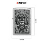 Immagine 4 - Zippo Accendino a Benzina Ricaricabile ed Antivento con Fantasia Barbarian Design - mod. 48731