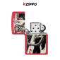 Immagine 5 - Zippo Accendino a Benzina Ricaricabile ed Antivento con Fantasia Skull King Queen Beauty - mod. 48624