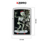 Immagine 4 - Zippo Accendino a Benzina Ricaricabile ed Antivento con Fantasia Skateboard Design - mod. 48911