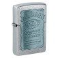 Zippo Accendino a Benzina Ricaricabile ed Antivento con Fantasia Jack Daniel&#039;s - mod. 48284