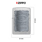 Immagine 4 - Zippo Accendino a Benzina Ricaricabile ed Antivento con Fantasia Jack Daniel's - mod. 48284