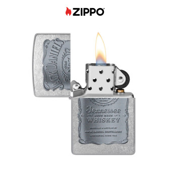 Accendino Zippo 48284 Jack Daniel's Antivento Ricaricabile