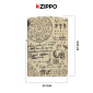 Immagine 5 - Zippo Premium Accendino a Benzina Ricaricabile ed Antivento con Fantasia Alchemy Design - mod. 49803