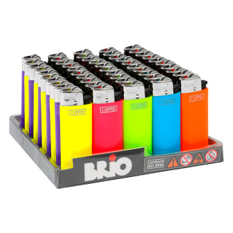 Clipper BP22 Classic Micro Solid Tinta Unita - Box da 50 Accendini