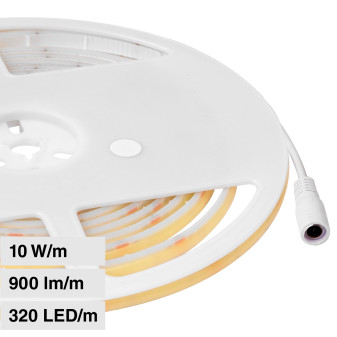 V-Tac VT-COB 320 Striscia LED COB Flessibile 50W 320 LED/m 5m 24V IP67