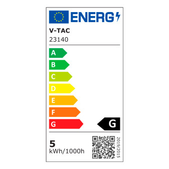 V-Tac VT-COB 320 Striscia LED COB Flessibile 50W 320 LED/m 5m 24V IP67