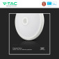 Immagine 10 - V-Tac Pro VT-13CCT Plafoniera LED Rotonda 12W SMD Chip Samsung Sensore PIR di Movimento e Crepuscolare Colore Bianco - SKU 23418