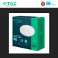 Immagine 14 - V-Tac Pro VT-81004 Plafoniera LED Rotonda 15W SMD Chip Samsung Sensore PIR Movimento Crepuscolare IP44 Colore Bianco - SKU 23420