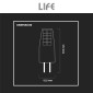 Immagine 8 - Life Lampadina LED G4 2,2W 12V Tubolare SMD in Silicone Trasparente - mod. 39.930422C / 39.930422N / 39.930422F