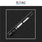 Immagine 10 - V-Tac VT-8141 Lampada LED da Armadio 1,5W SMD Ricaricabile Micro USB Sensore PIR di Movimento Colore Nero - SKU 2960 / 2959
