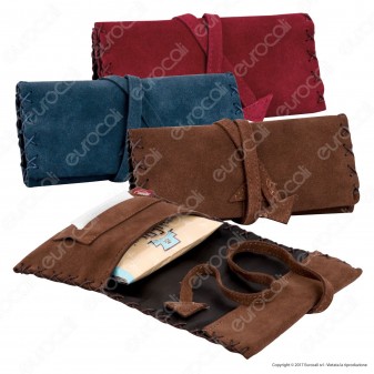 Atomic Tobacco Pouch WP Portatabacco in Vera Pelle Scamosciata - 4