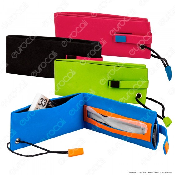 Astuccio in Gomma Colorata Porta CarTine Lunghe e Porta Accessori Astuccio in Gomma Colorata Porta CarTine Lunghe e Porta Accessori