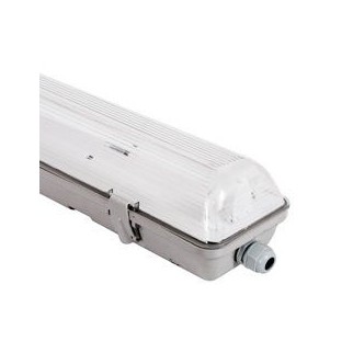 Life Plafoniera Singola Impermeabile per Tubi LED T8 da 60cm - mod.