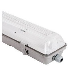 Life Plafoniera Singola Impermeabile per Tubi LED T8 da 60cm - mod.