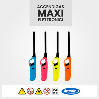 Atomic Marie BBQ Accendigas Elettronico Box da 16 Accendini